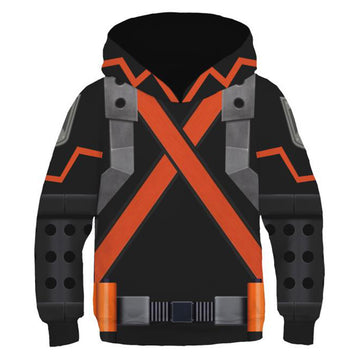 Anime My Hero Academia Bakugou Katsuki Niños Sudadera Cosplay Navidad Fiesta 3D Impreso Casual